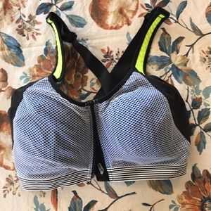 VS front zip sports bra